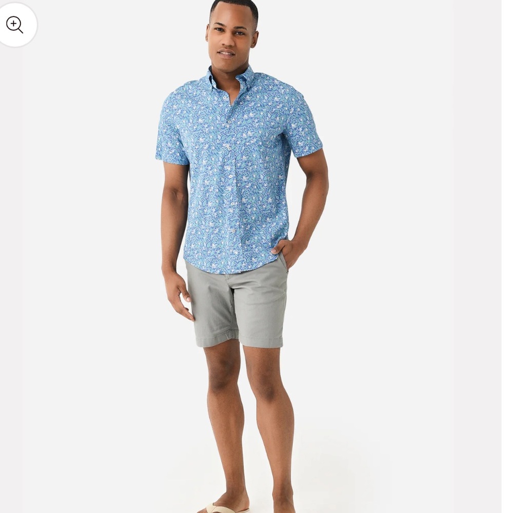 Faherty Island Life Shorts men’s sz 38 light gray/grey Style: MBS2313 - Picture 10 of 12